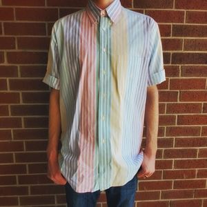 Vintage | Multicolor Nautica Yacht Striped Shirt